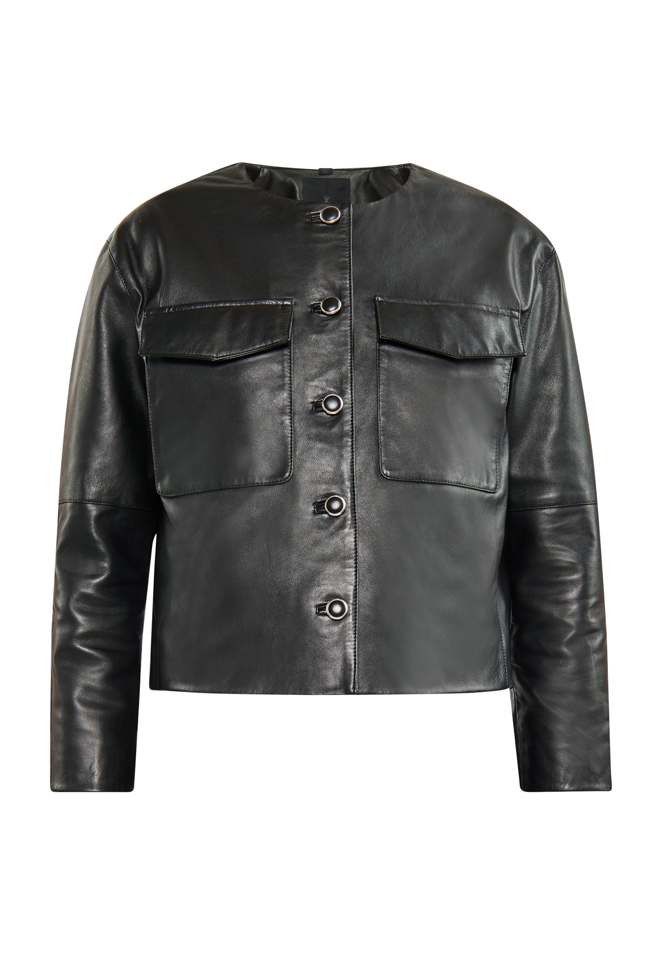 DreiMaster Klassik Φθινοπωρινό και ανοιξιάτικο μπουφάν σε μαύρο: μπροστά