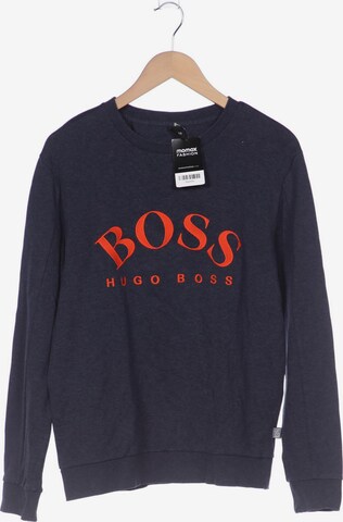 BOSS Sweatshirt & Zip-Up Hoodie in L in Blue: front