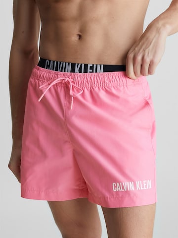 Calvin Klein Swimwear Σορτσάκι-μαγιό 'Intense Power' σε ροζ: μπροστά
