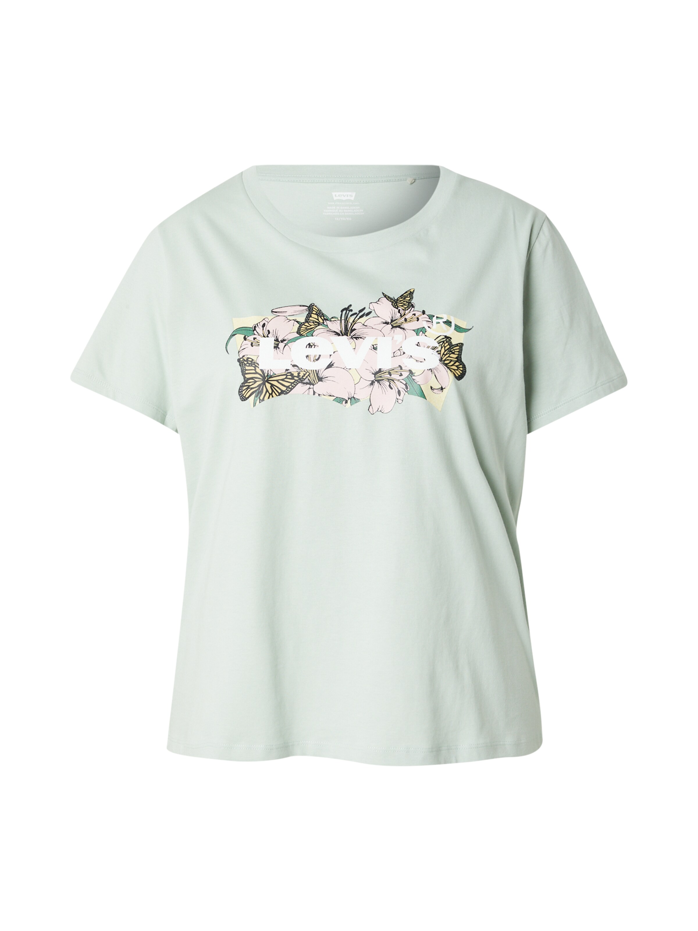 Levi's® PlusMajica 'The Perfect' - zelena boja: prednji dio