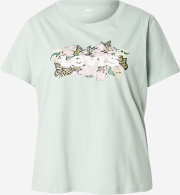 Levi's® Plus Póló 'The Perfect' - zöld: elől