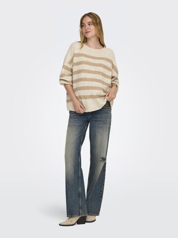 Only Maternity Sweater 'MAYA' in Beige