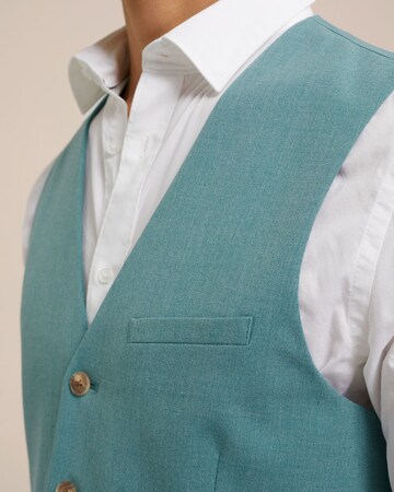 WE Fashion Slim fit Gilet in Blauw