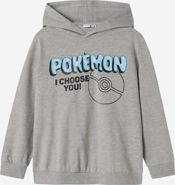 NAME IT Sweatshirt 'Pokémon' in Grey: front