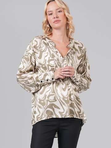 M.O.D MIRACLE OF DENIM Blouse in Green: front