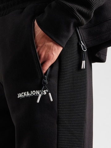 melns JACK & JONES Treniņtērps 'JPSTGORDON THATCHER'