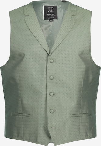 JP1880 Gilet in Groen: voorkant