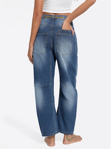 Baggy Jean Imily Bela en bleu : derrière