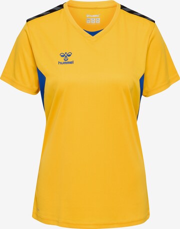 Hummel Performance Shirt 'Authentic' in Yellow: front