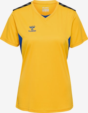 Hummel Performance Shirt 'Authentic' in Yellow: front