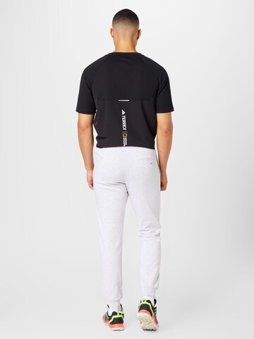 JACK & JONES Tapered Παντελόνι 'GORDON SHARK' σε λευκό