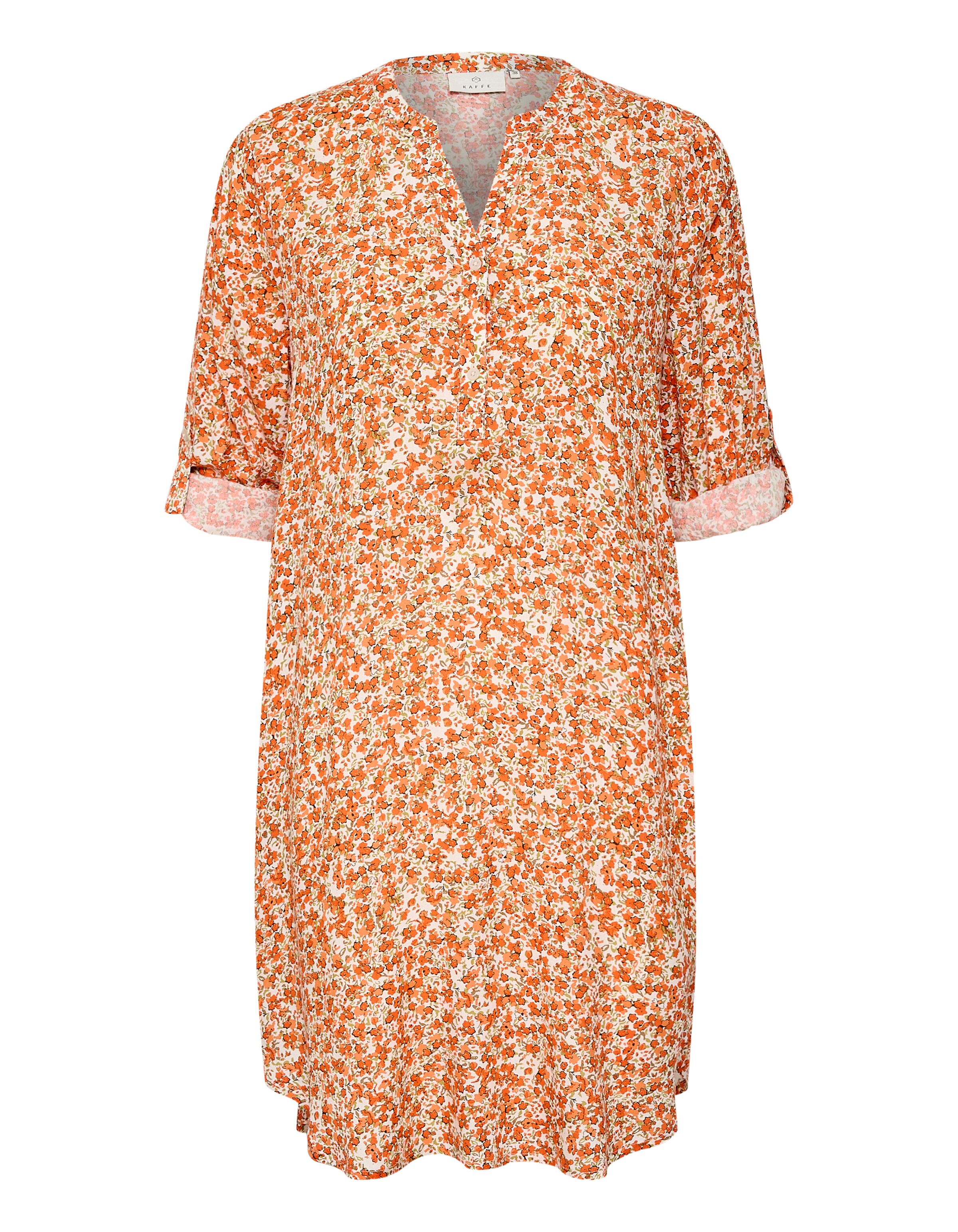 Kaffe Kleid 'Aida' in Orange: Vorderseite