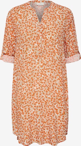 Robe-chemise 'Aida' Kaffe en orange : devant