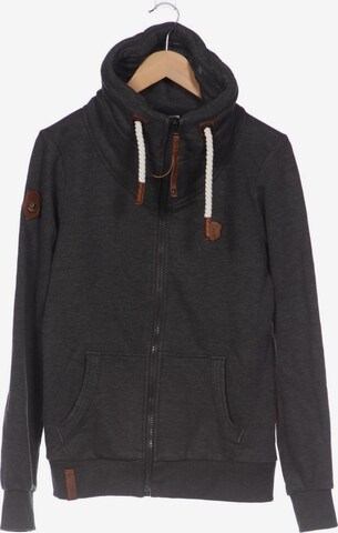 naketano Sweatshirt & Zip-Up Hoodie in L in Grey: front