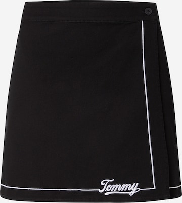 Tommy Jeans Sukně – černá: přední strana