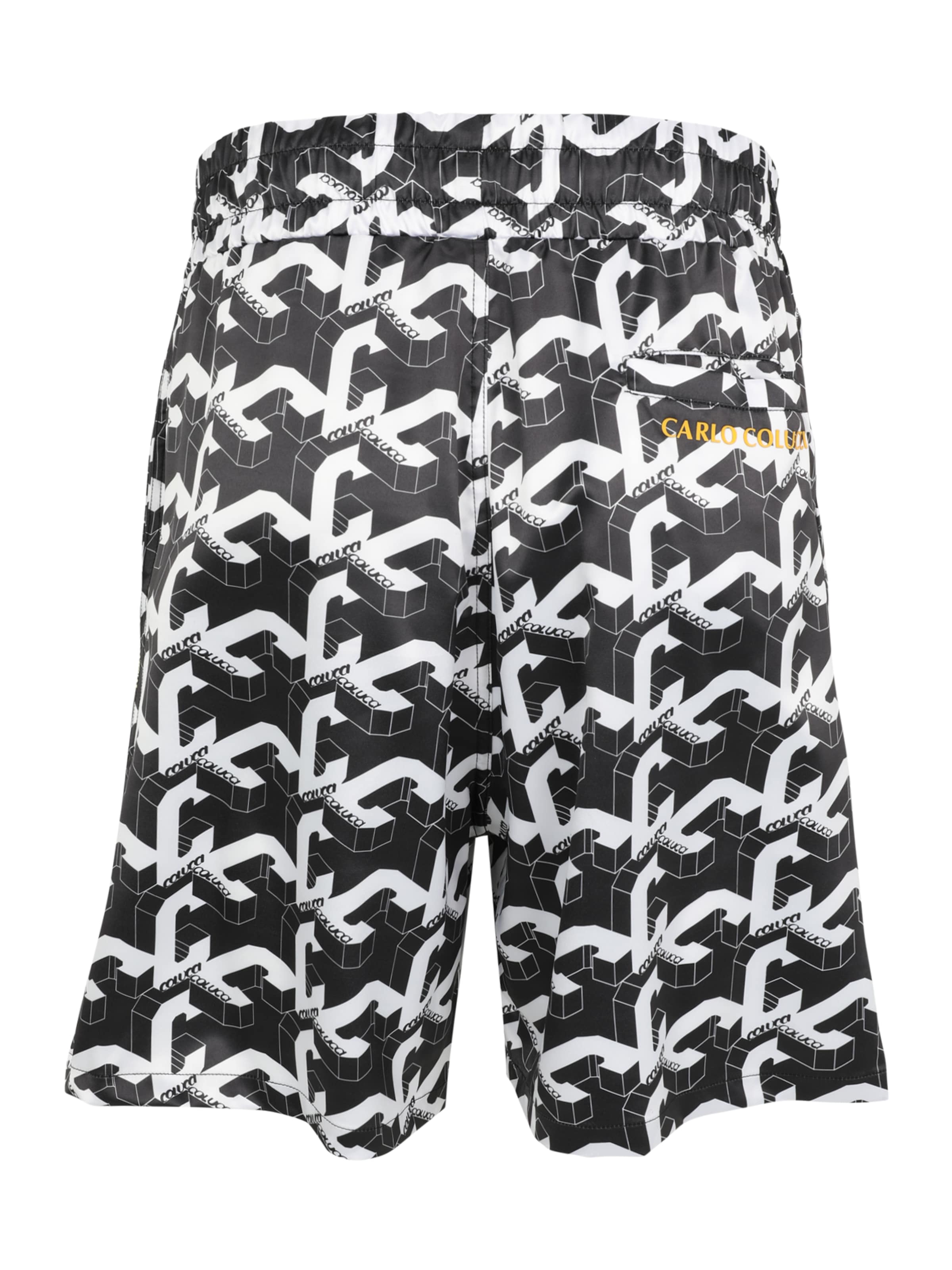 Regular Pantaloni de la Carlo Colucci pe negru