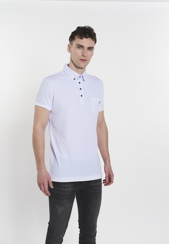 DENIM CULTURE - Camiseta 'Hampus' en blanco