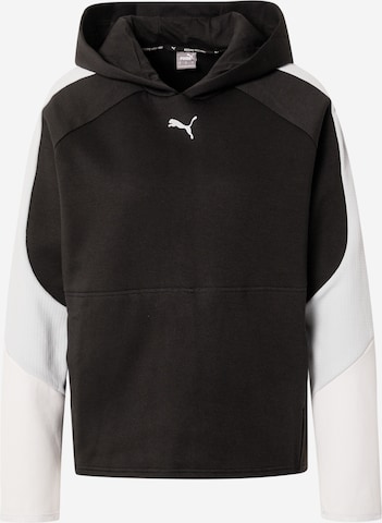 PUMA - Camiseta deportiva en negro: frente