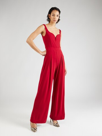 Tuta jumpsuit 'Eike' di ABOUT YOU in rosso: frontale