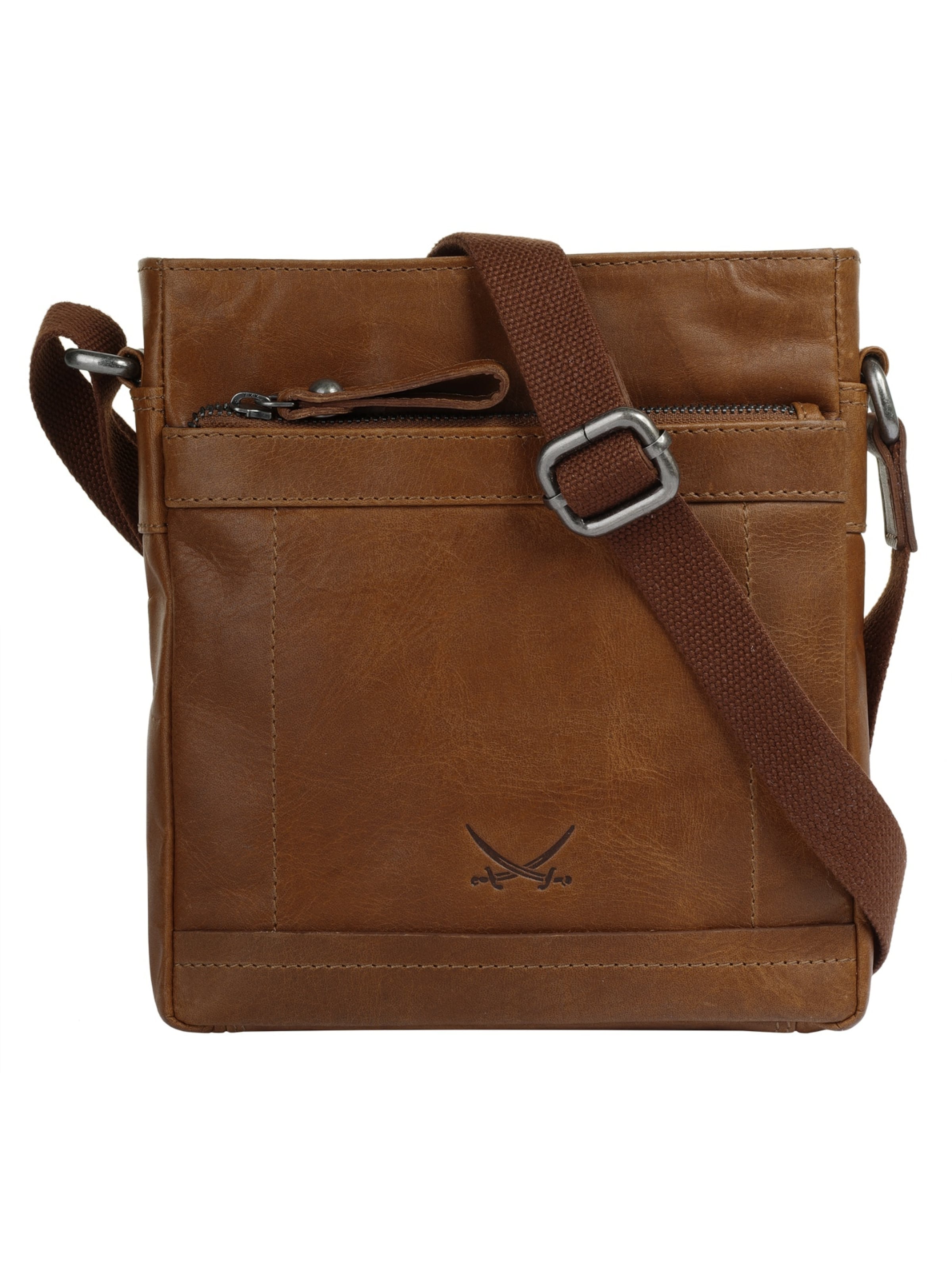 SANSIBAR Crossbody bag in Brown: front