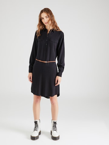 Eight2Nine Shirt Dress in Black: front