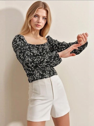 Bigdart Bluse in Schwarz