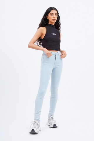 Dr. Denim Skinny Jeans 'Lexy' in Blauw