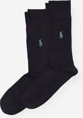 Polo Ralph Lauren Zokni 'RIB EGYPTIAN-SOCKS-2 PACK' - kék: elől