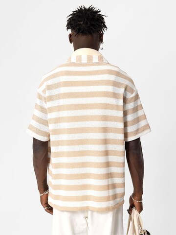 VAMOS CLO Comfort Fit Skjorta i beige
