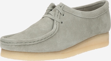 Clarks Originals - Mocasines 'Wallacraft Bee' en verde: frente