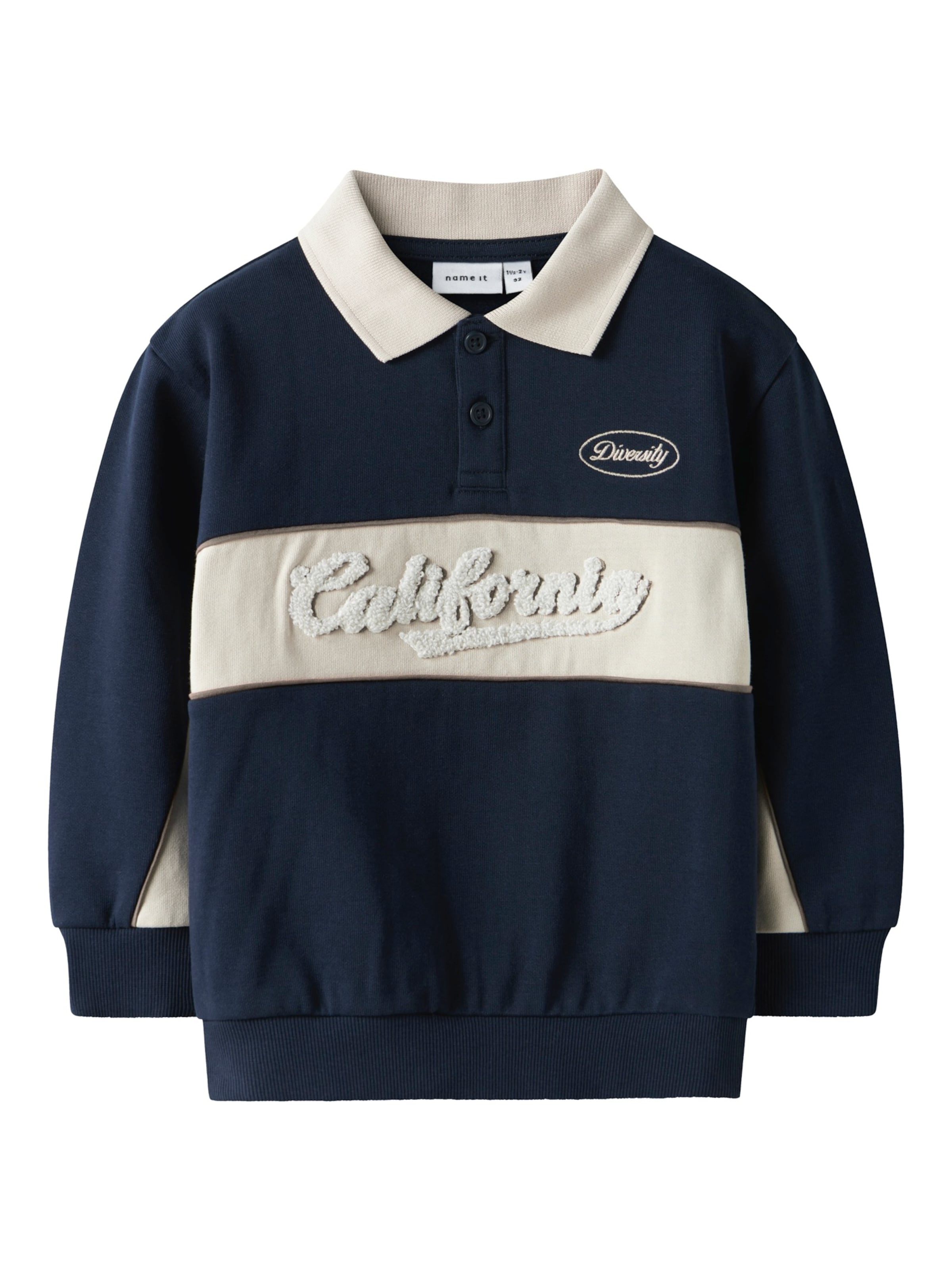 NAME IT Μπλούζα φούτερ 'NMMTUCAN' σε μπλε: μπροστά