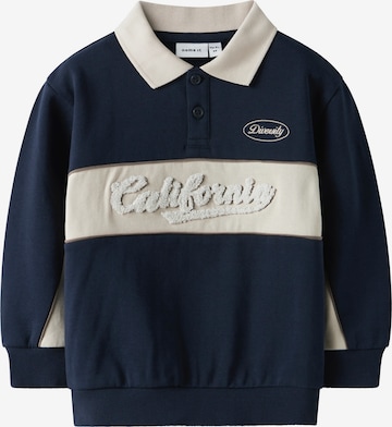 NAME IT Collegepaita 'NMMTUCAN' värissä sininen: etupuoli