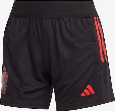ADIDAS PERFORMANCE Pantalon de sport 'Belgien Tiro 23' en rouge / noir / blanc, Vue avec produit