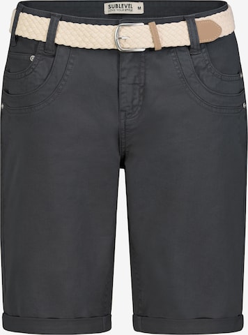 Sublevel Regular Shorts in Grau: Vorderseite