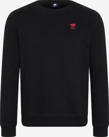 Polo Sylt Sweatshirt 'Basic' in Schwarz: Vorderseite