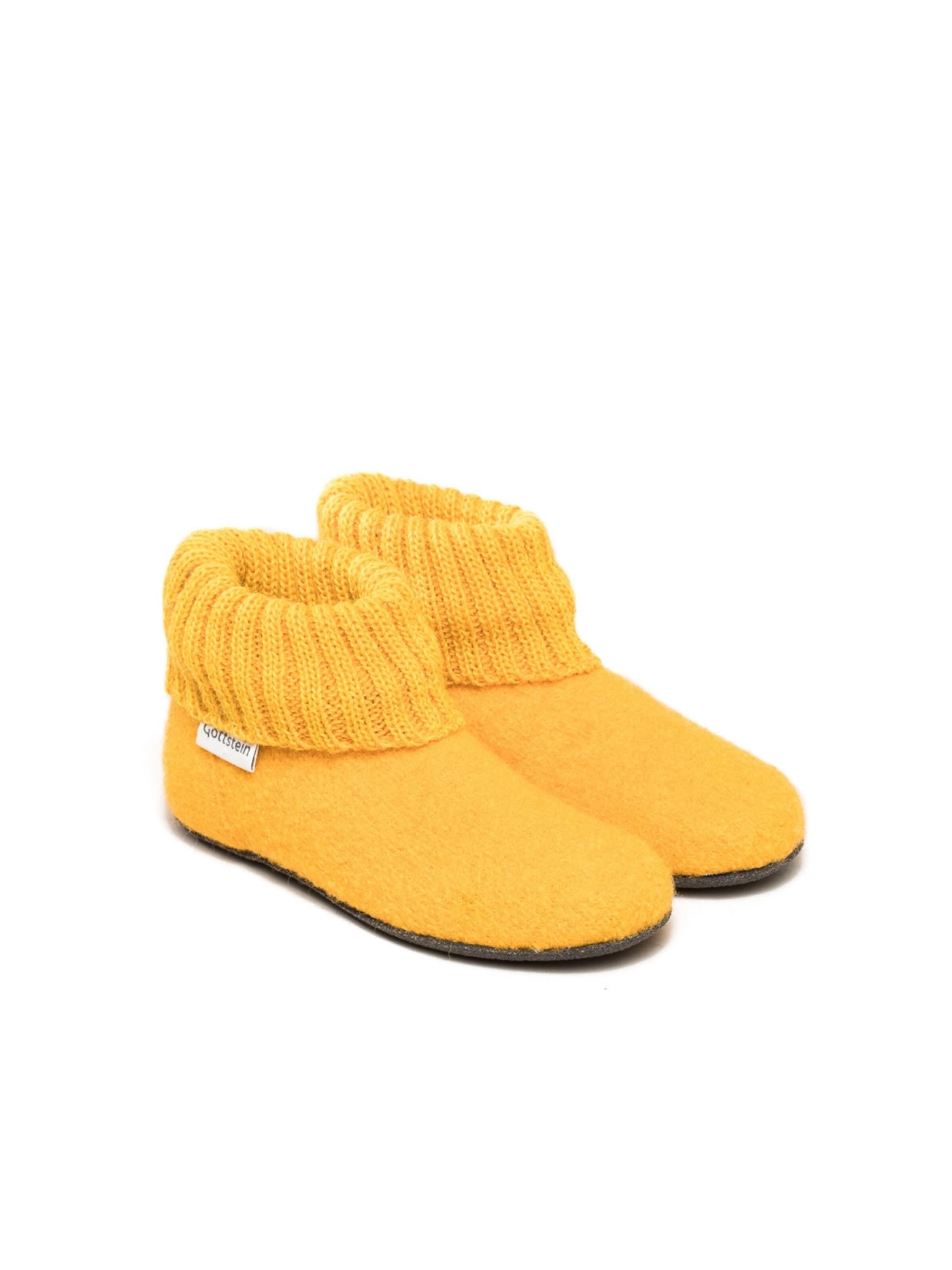 Gottstein Slippers 'Hüttenschuhe Alpine Boot FE' in Yellow