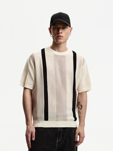 Bershka Shirt in Beige: front