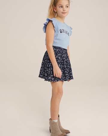 WE Fashion Shirt in Blauw