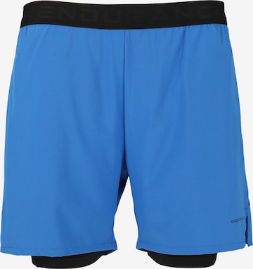 ENDURANCE Regular Workout Pants 'Bing' in Blue: front