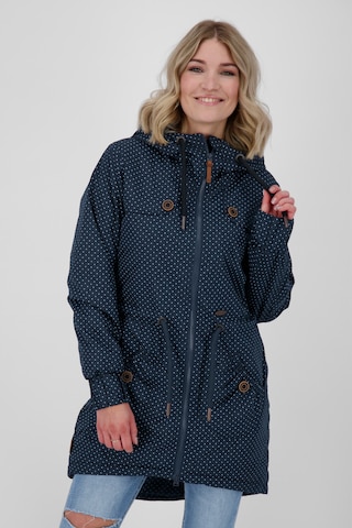 Parka d’hiver 'CHARLOTTE AK' alife & kickin en bleu : devant