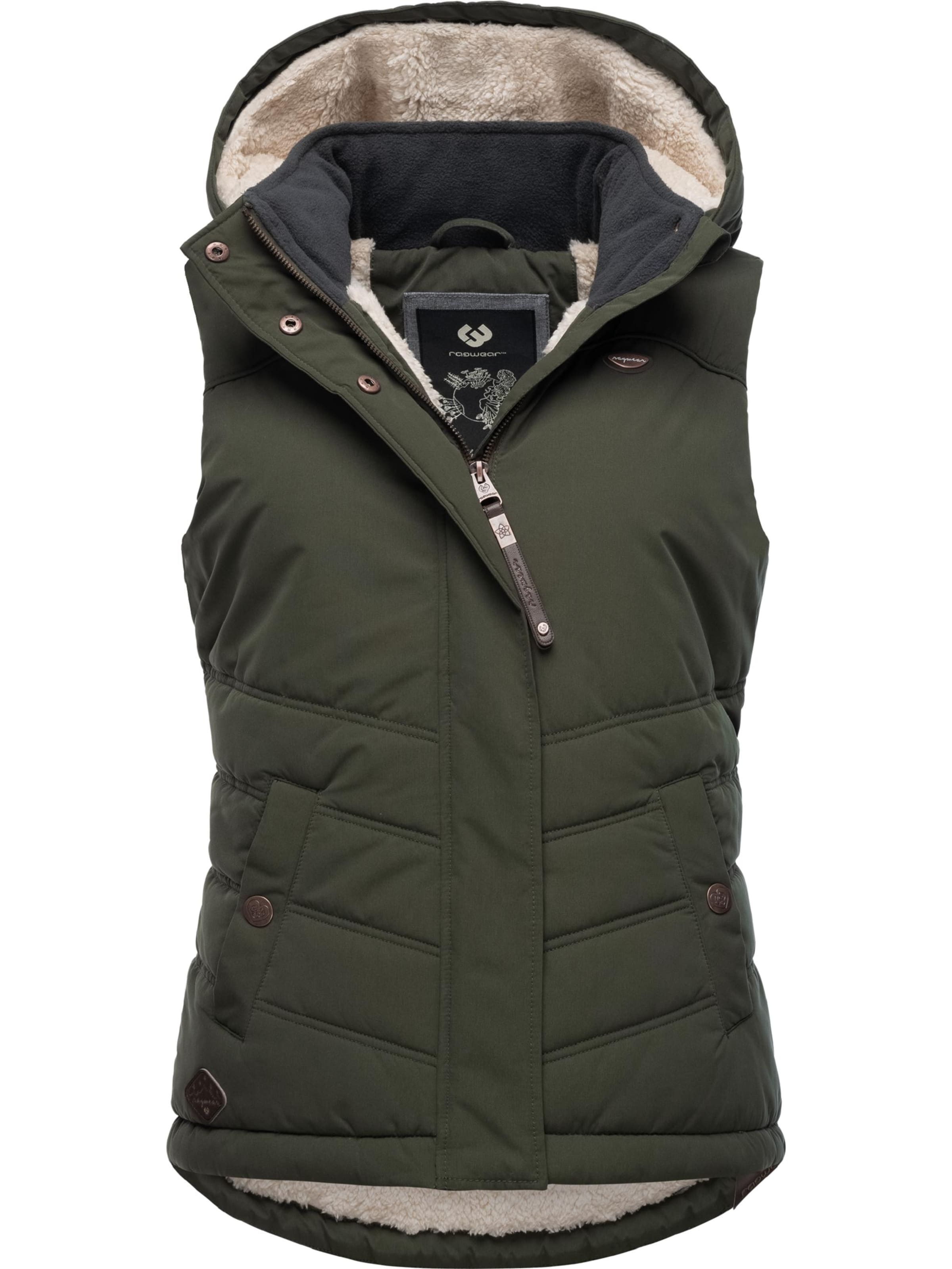 Gilet 'Hesty' Ragwear en vert : devant