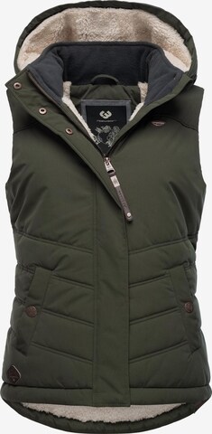 Gilet 'Hesty' di Ragwear in verde: frontale