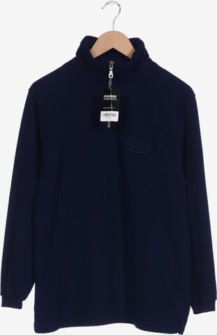 Trigema Sweatshirt & Zip-Up Hoodie in S in Blue: front