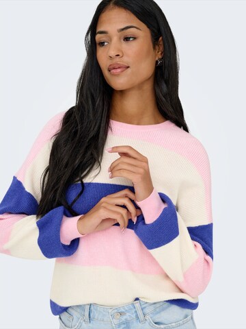 ONLY Sweter 'ONLATIA' w kolorze różowy