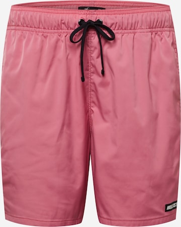 HOLLISTER Plavecké šortky – pink: přední strana