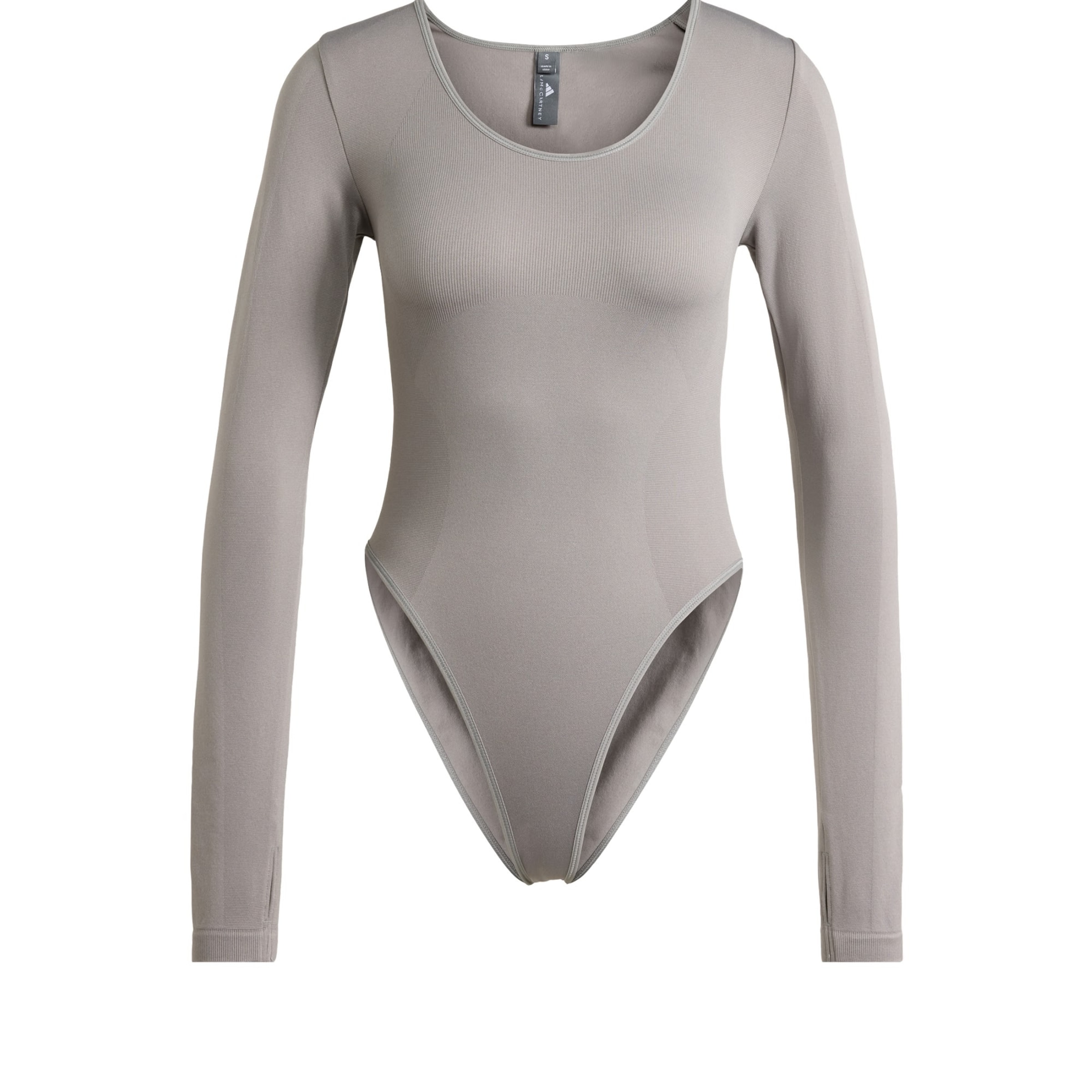 ADIDAS BY STELLA MCCARTNEY Urheilubody ' Seamless Yoga Body' värissä harmaa: etupuoli