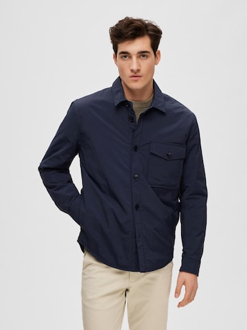 SELECTED HOMME Between-Season Jacket 'Hamish' in Blue: front