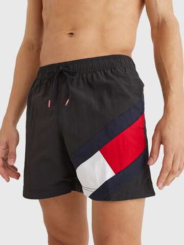 Tommy Hilfiger Underwear Board Shorts in Black: front