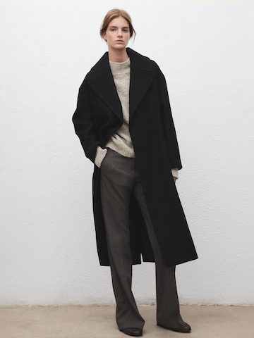 Manteau mi-saison 'SIRENITA' MANGO en noir