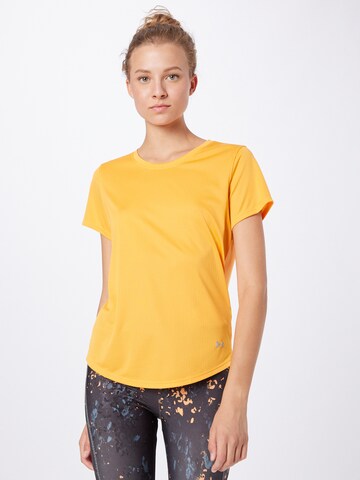 UNDER ARMOUR Performance shirt 'Speed Stride 2.0' in Yellow: front